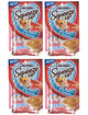 New Delectables Squeeze Up Cat Treats | 4 pouches (2.0 oz each), Tuna & Shrimp