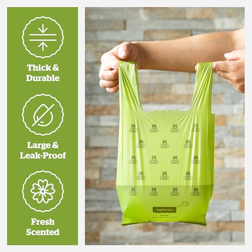 New Pogi’s Dog Poop Bags with Handles | Fresh Scent, 300 Count