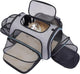 New Siivton 4 Sides Expandable Pet Carrier | Gray/Blue, 18″ L × 11″ W × 11″ H