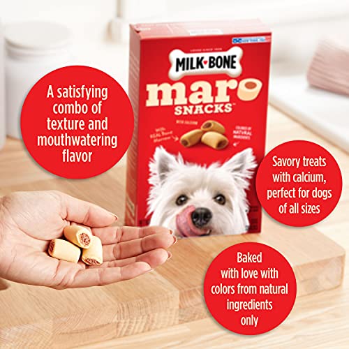 New Milk-Bone MaroSnacks Small Dog Treats | Bone Marrow • 40 oz