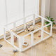 New GGLL Transparent Puppy Playpen Indoor Clear Plastic Fence | 23.6 in H (10 Panels), White