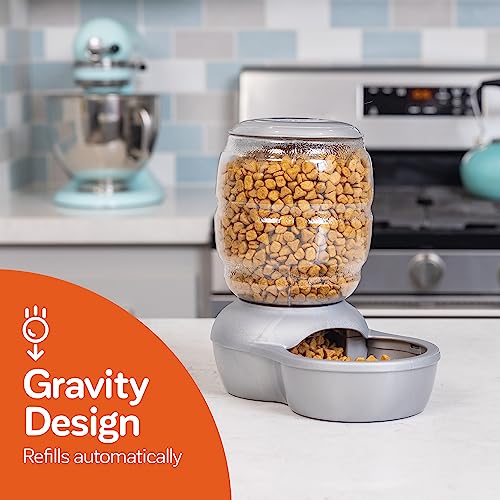 New Petmate Replendish Gravity Feeder | Blue, 5 lb