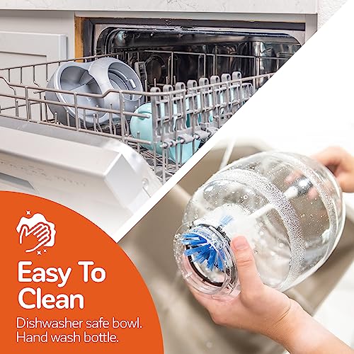 New Petmate Replendish Gravity Feeder | Blue, 5 lb