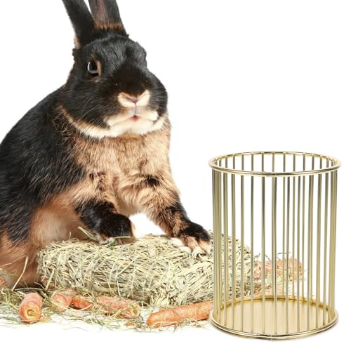 New Beaupretty Rabbit Feeder Hay Rack (Golden)
