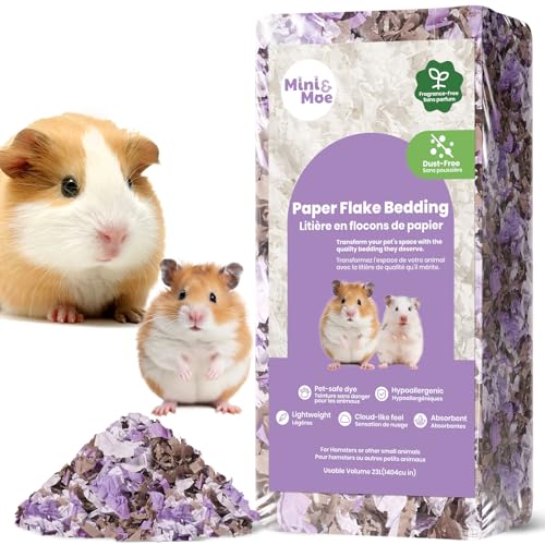 New mini&moe Hamster Bedding Natural Paper Small Pet Bedding | 12 L