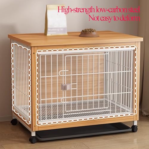 New Rabbit Hutch Indoor for 2 Rabbits with Pull-Out Tray Off-Ground | Brown