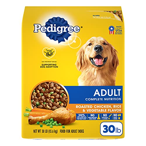 New Pedigree Adult Complete Nutrition Dry Dog Food | Roasted Chicken, Rice & Vegetable • 30 lb