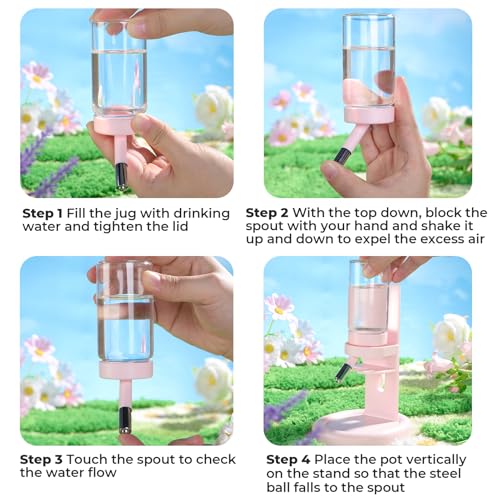 New mini&moe Hamster Water Bottle | 4 oz, Purple