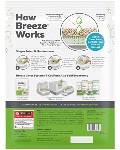 New Purina Tidy Cats Breeze Litter Pellets, Enhanced Litter Pellets | 3.5 lb, Pack of 2