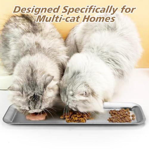 New Cat Food Bowl Extra Wide Stainless Steel Bowls | Stainless steel