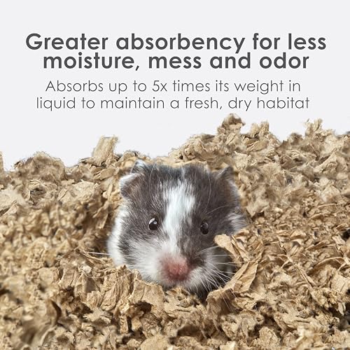 New Kaytee Clean & Cozy Natural Paper Bedding | Natural, 49.2 L
