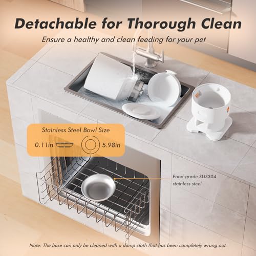 New Automatic Cat Feeder Anti-Clog Cat Food Dispenser | 5L
