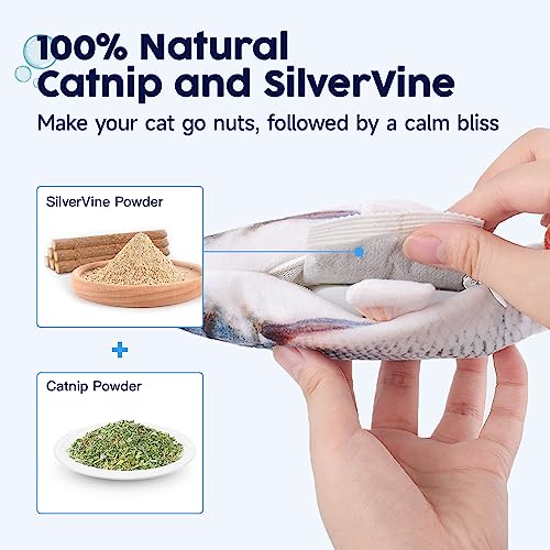 New Potaroma Flopping Fish with Catnip (Moving Kicker) | 10.5"