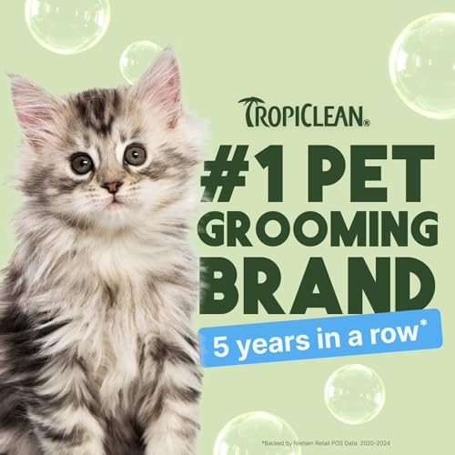 New TropiClean Gentle Kitten & Cat Shampoo | 12oz