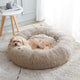 New Calming Dog Bed & Cat Bed, Anti-Anxiety Donut Cuddler | Brown, 20.0"L x 20.0"W x 8.0"Th
