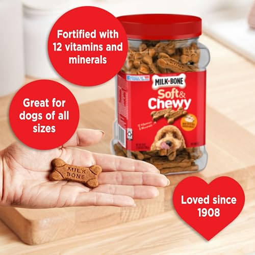 New Milk-Bone Soft & Chewy Dog Treats | Chicken Recipe • 25 oz