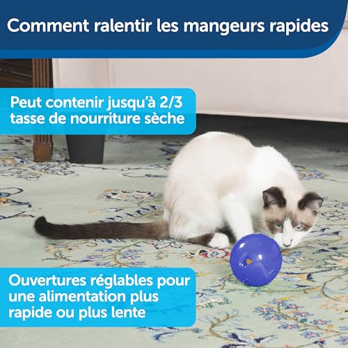 New PetSafe SlimCat Interactive Feeder | Blue, One Size