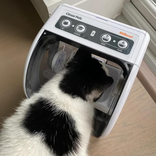 New Closer Pets MiBowl Smart Selective Microchip Feeder (CP500) | White