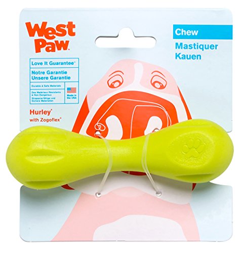 New West Paw Zogoflex Hurley Dog Bone | Granny Smith, X-Small