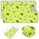 New Bienbee Guinea Pig Bedding Reusable Cage Liner | Green, 2 pack 47" x 24"