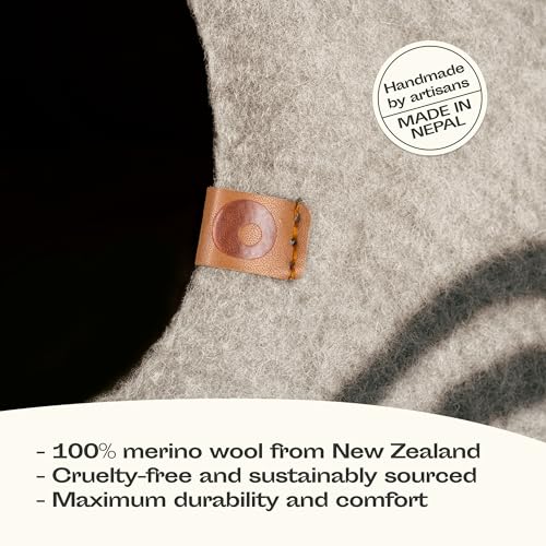 New MEOWFIA Cat Cave (100% Merino Wool) | Light Grey & Medium