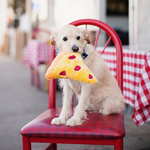 New ZippyPaws NomNomz Squeaky Plush | Pizza, Small/Medium