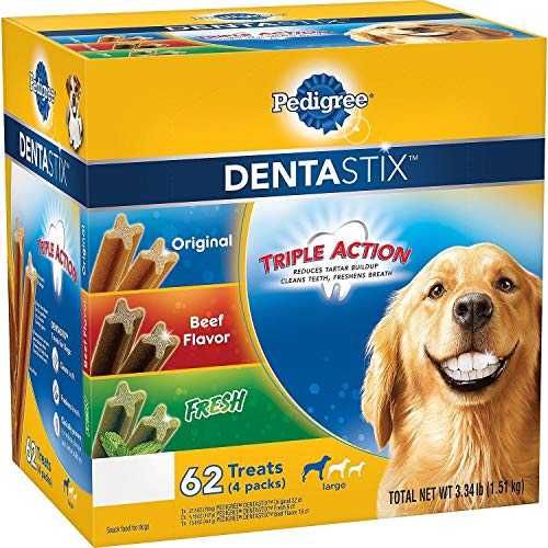 New Pedigree Dentastix Dog Treats | Assorted Flavors • 62 treats