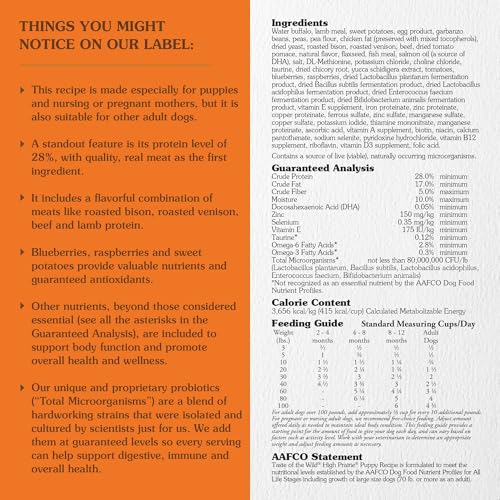 New Taste of the Wild High Prairie Puppy Dry Dog Food | Grain-Free • 5 lb