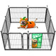 New FXW Rollick Unleashed Dog Playpen (8 Panels) | 24 in H, Black