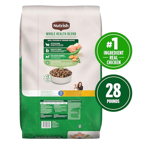 New Rachael Ray Nutrish Dry Dog Food | Real Chicken & Veggies • 28 lb