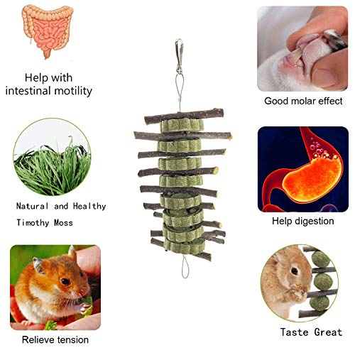 New WANBAO Bunny Chew Toy Molar Wood Stick Rabbit Chew Toys | 2 pieces