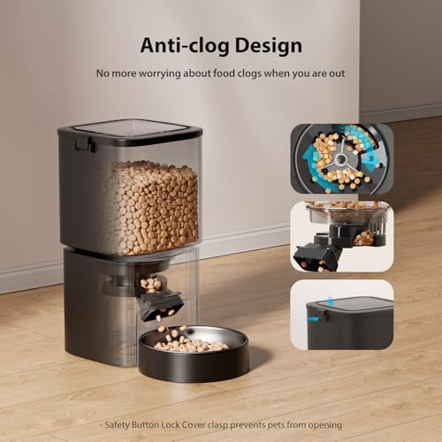 New Automatic Cat Feeder Timed Automatic Pet Feeder | 5L/21 cup