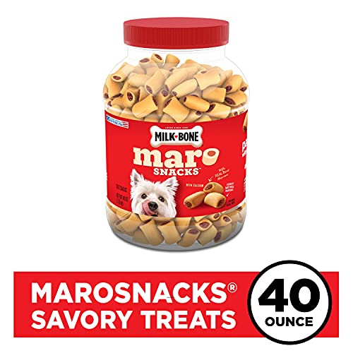 New Milk-Bone MaroSnacks Small Dog Treats | Bone Marrow • 40 oz