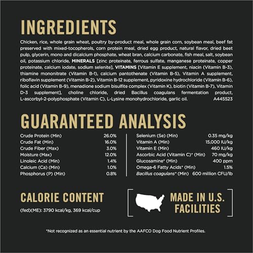 New Purina Pro Plan Complete Essentials Shredded Blend Dry Dog Food | Chicken & Rice • 47 lb