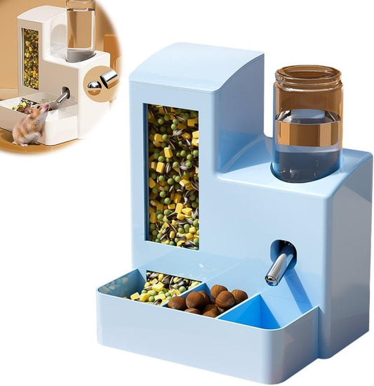 New Generic 2 in 1 Rabbit Food Water Dispenser | Blue