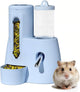 New IVICOO Hamster Food Bowl Guinea Pig Water Bottle | Blue