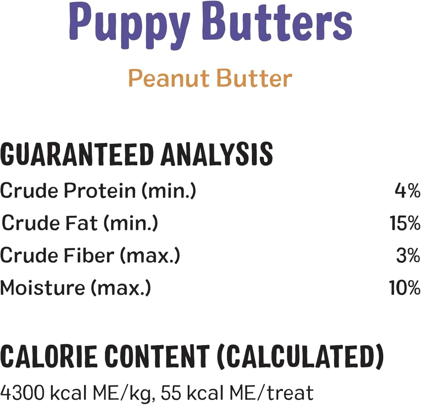 Three Dog Bakery Peanut Butter Lovers Dog Treats | Creamy Peanut Butter Filling • 28.8 oz