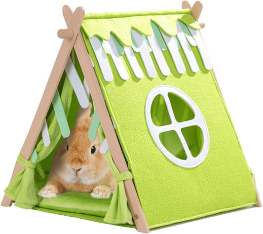 New Copfeu Rabbit Hideout Small Animal Tent Tunnel Cages