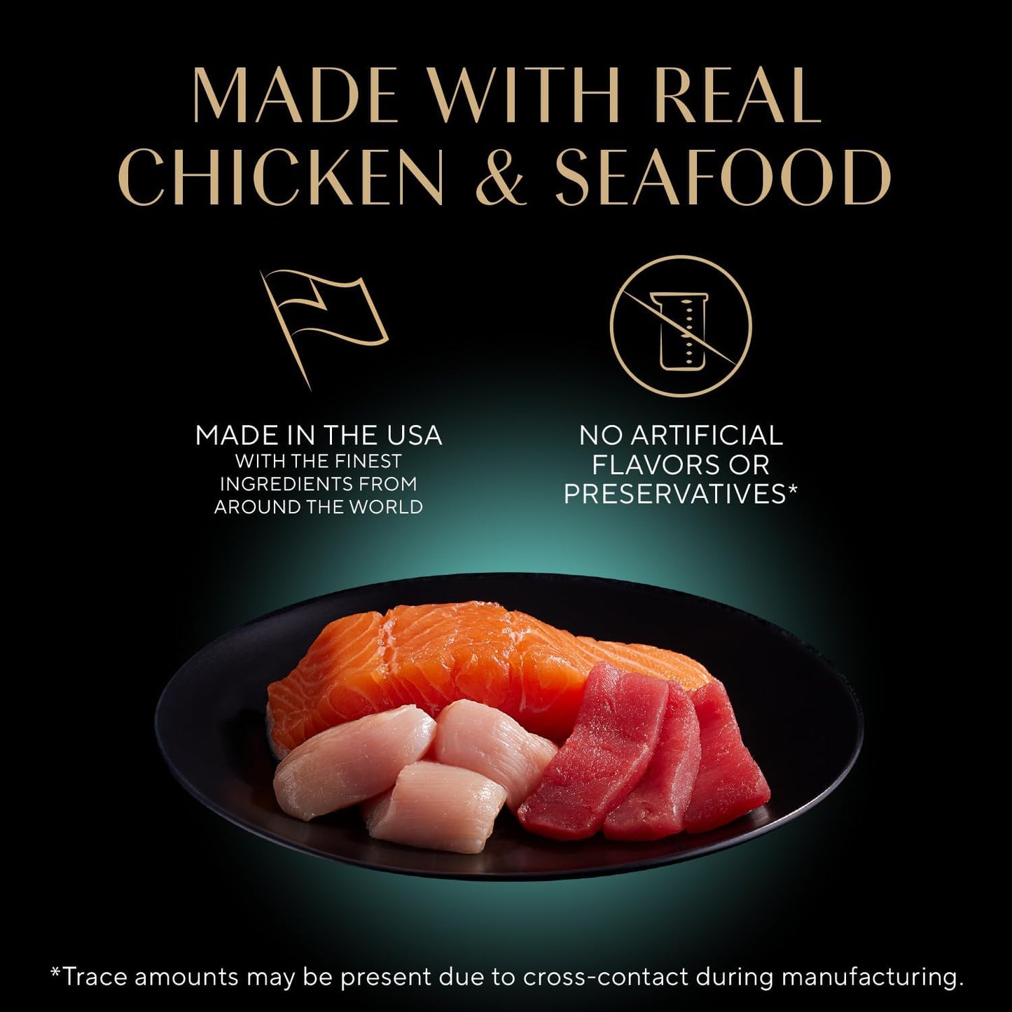 New Sheba Perfect Portions Wet Cat Food Cuts in Gravy | Chicken, Salmon & Tuna | 2.6 oz. Twin-Pack Trays (18 Count, 36 Servings)