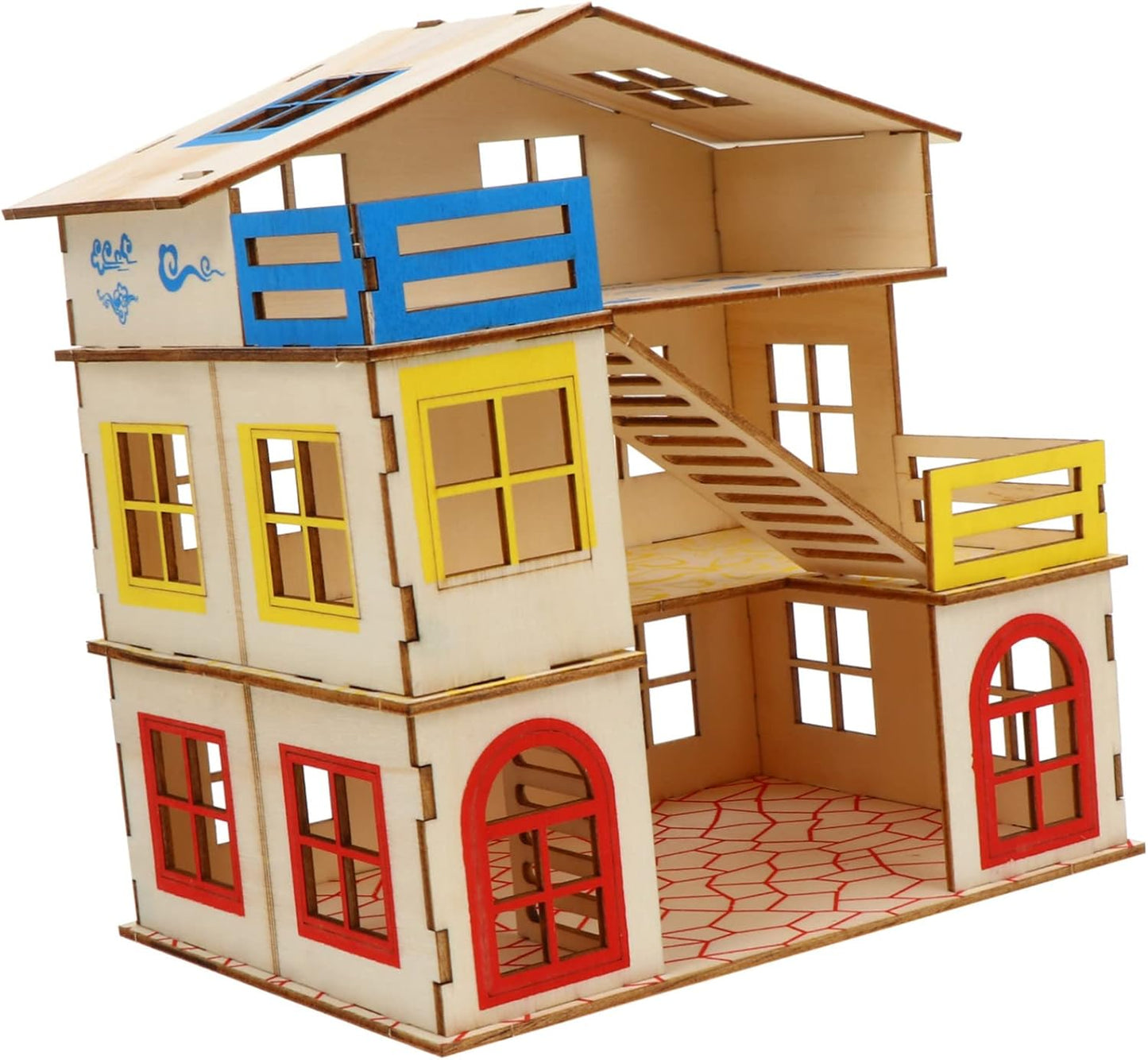 New BCOATH Pet Villa Multi-Layer Hamster House with Ladder