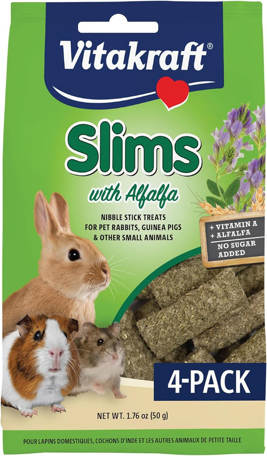 New Vitakraft Slims with Alfalfa Small Animal Treat | 7.04 oz