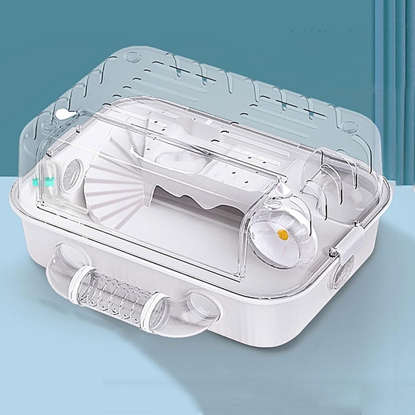 New Hamster Cages Double-Layer Thick Acrylic Cage | Color : White, Size : A