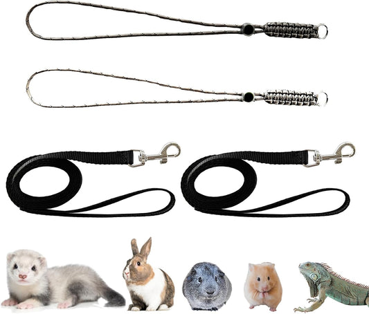 New GOMICRAFT Handmade Figure 8 Harness and Leash for Small Animals | Pack of 2