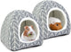 New Tierecare Guinea Pig Hideout Bed 2-Pack Cozy Caves | 2-Pack