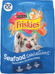 New Purina Friskies Dry Cat Food Seafood Sensations With Salmon, Tuna, and Shrimp Flavors - 22 lb. Bag