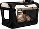 New PetLuv Soft-Sided Carrier | Large 24"×16"×16", Black