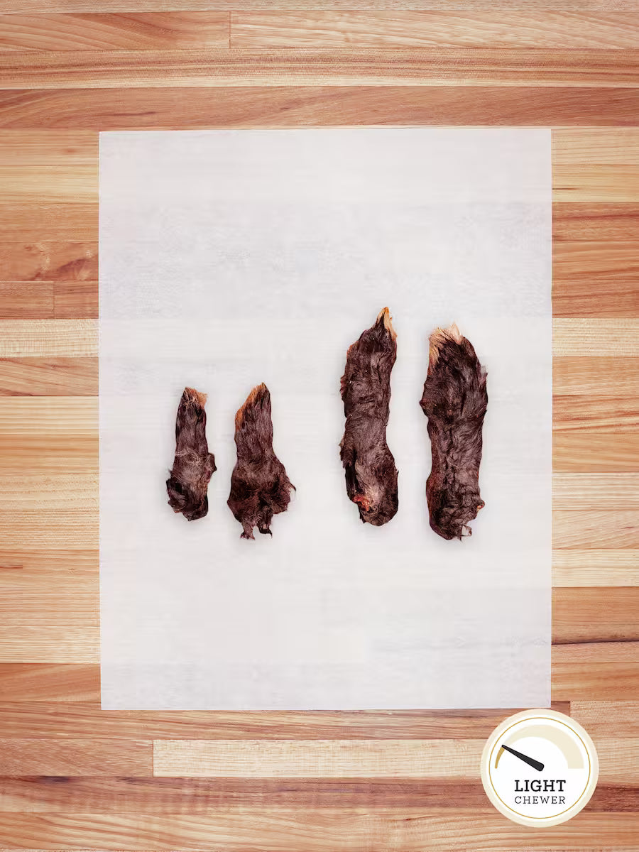 Rabbit Chews & Hides (Hairy)